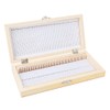 Microscope Slide Box Case Biology Slide Storage Set Biological for