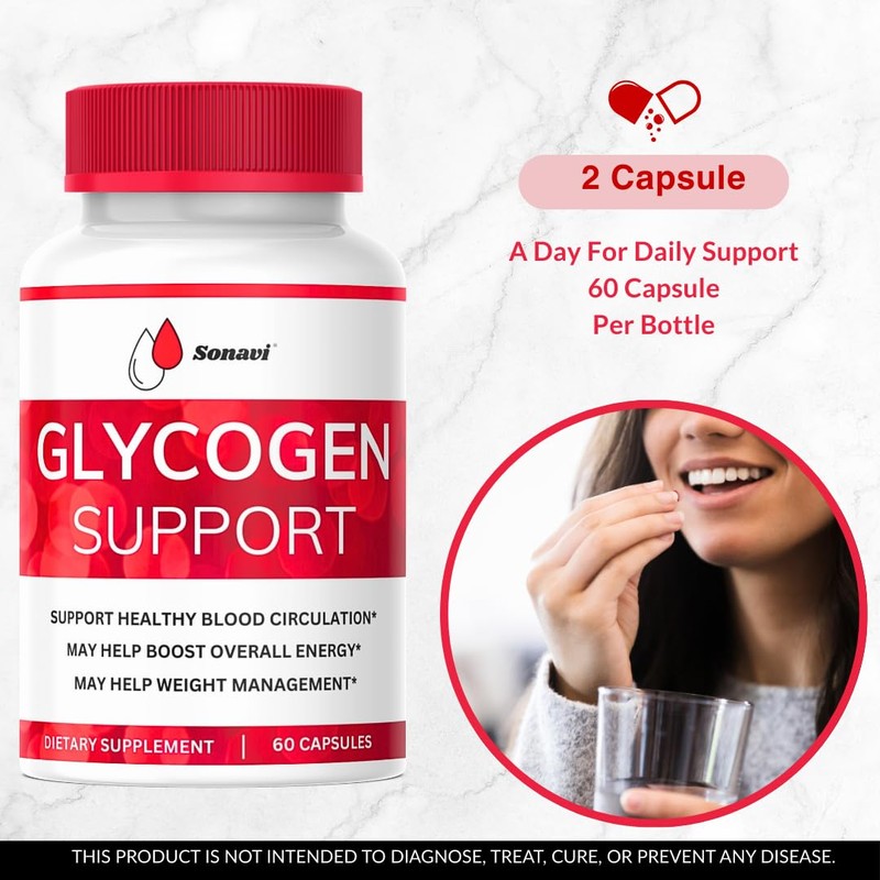 Sonavi Sonavi Glycogen, Glycogen Supplement, Glycogen Support Easy Flow, Glycogen