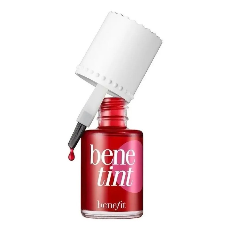 Tinta Labios y Mejillas Roja Mate Benefit Líquida Larga Duración
