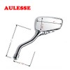 AULESSE 1 Pair Left Right Universal Motorcycle Scooter Chrome Skull