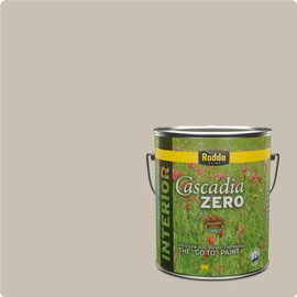 Rodda Paint CASCADIA ZERO Interior Flat Low VOC Paint & Primer in One, 1-Gallon, Fossil