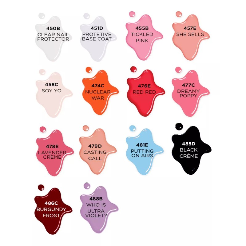 Wet n Wild Juego De 10 Esmaltes Wet N Wild