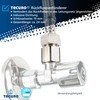 tecuro Backflow Preventer 3/8 Inch Male x 3/8 Inch Female