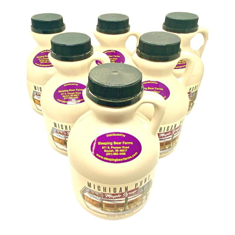 All Natural, 100% Pure, B Grade, Maple Syrup, 16 Oz.