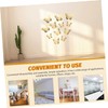 Gadpiparty 48pcs Hollow Butterflies Wall Decals Gold Butterflies Ornament for
