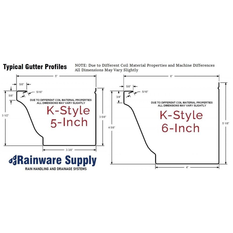 Rainware Supply 2 3/8 inch Aluminum Gutter Downspout Round Drain