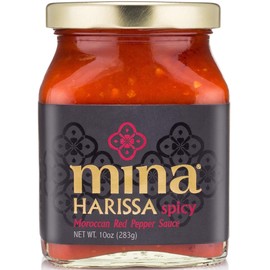 Mina Harissa Hot Sauce - A Gourmet Hot Sauce Unlike Any Other – Spicy Chili Pepper Sauce is Perfect on Any Dish - 10 oz (Pack of 12)