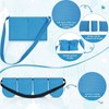 Blue Breast Surgery Drainage Bag Breathable Mastectomy Drain Holder with