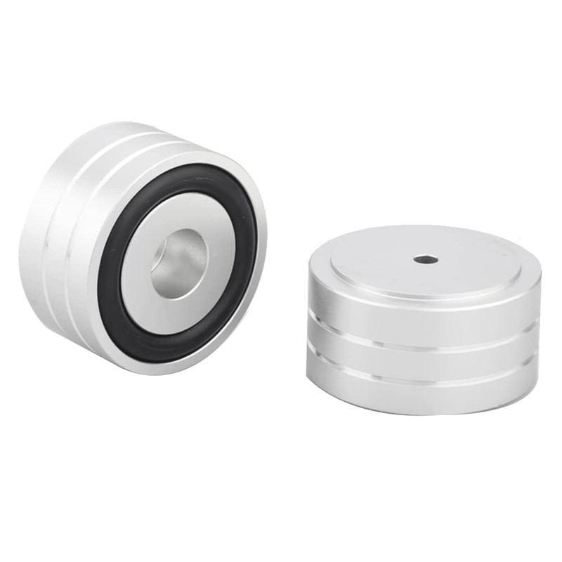 Daiilg 4Pcs 40X20mm Aluminum HiFi AMP Speaker Isolation Stand Turntable