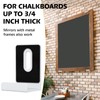 Metal Mirror Clips Wide Channel Mirror Hanger Clip Kit Large