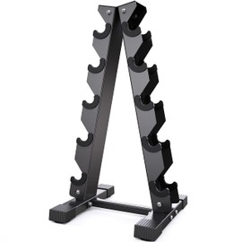 AKYEN A-Frame Dumbbell Rack Stand Only, Weight Rack for Dumbbells Compact Home Gym Space Saver (480LBS Weight Capacity, 2025 New Version)