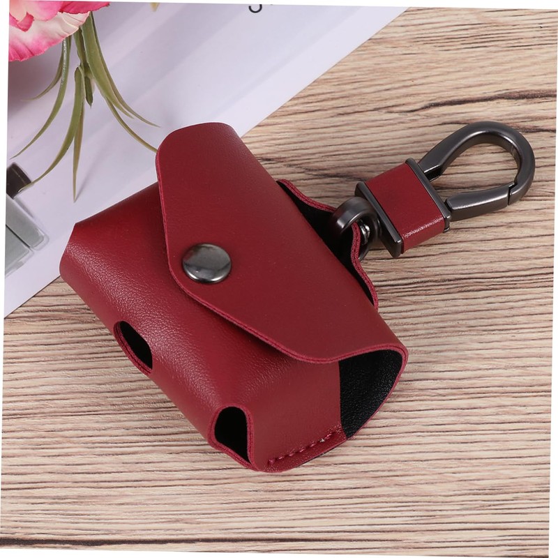 KICHOUSE Simple Imitation Leather Earphone Case Cover for Wireless Headphone
