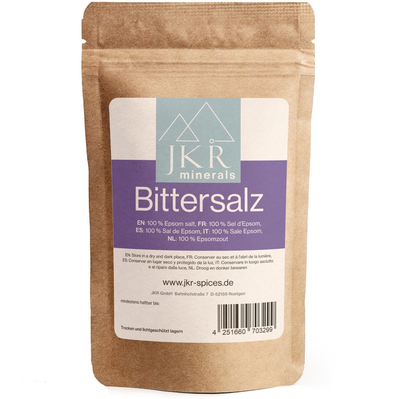 JKR Spices Epsom Salt 450 g | Epsom Salt in