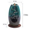 Ceramic Waterfall Backflow Waterfall Smoke Backflow Incense Burner Home Decor,Bedroom
