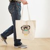 CafePress Cute Hipster Owl Tote Bag Natural Canvas Tote Bag,