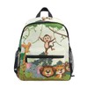 Kids Backpack Jungle Animals Kindergarten Preschool Bag for Toddler Girls