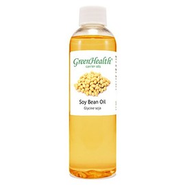 Soy Bean Carrier Oil - 4 fl oz (118 ml) - 100% Pure Cold Pressed - GreenHealth