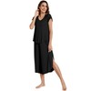 NACHILA Women's Pajamas Set-Viscose Made from Bamboo,Short Sleeve Sleepwear Soft