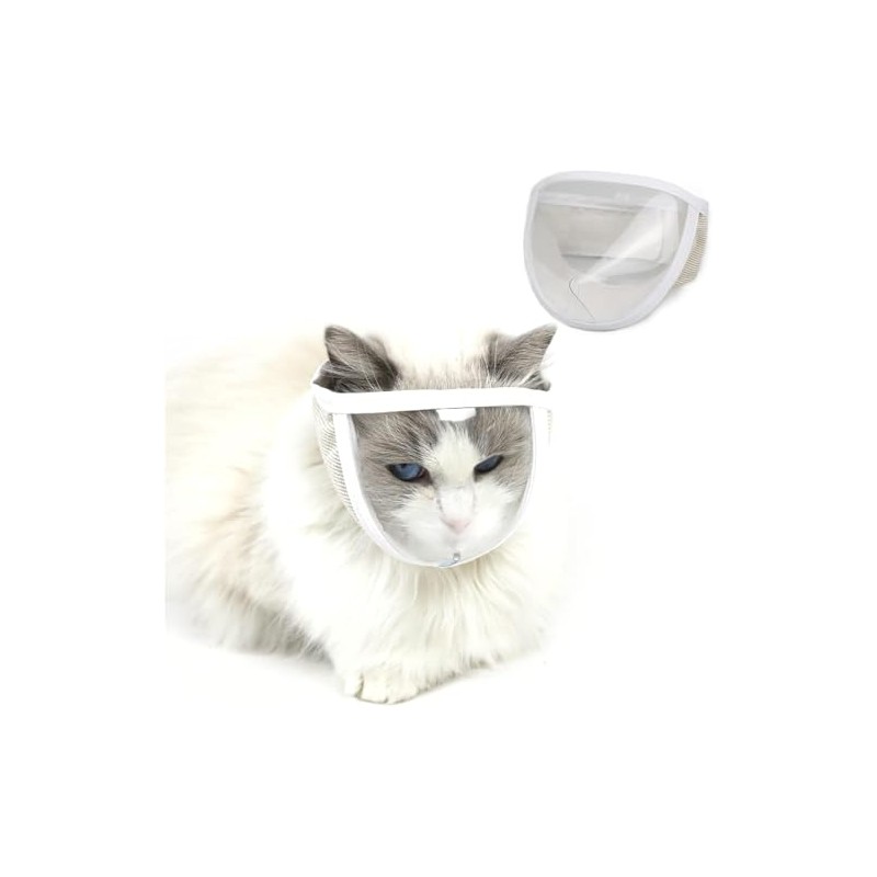 Mesh Transparent Cat Face Guard,PVC Cat Face Guard,PVC Mesh Clear