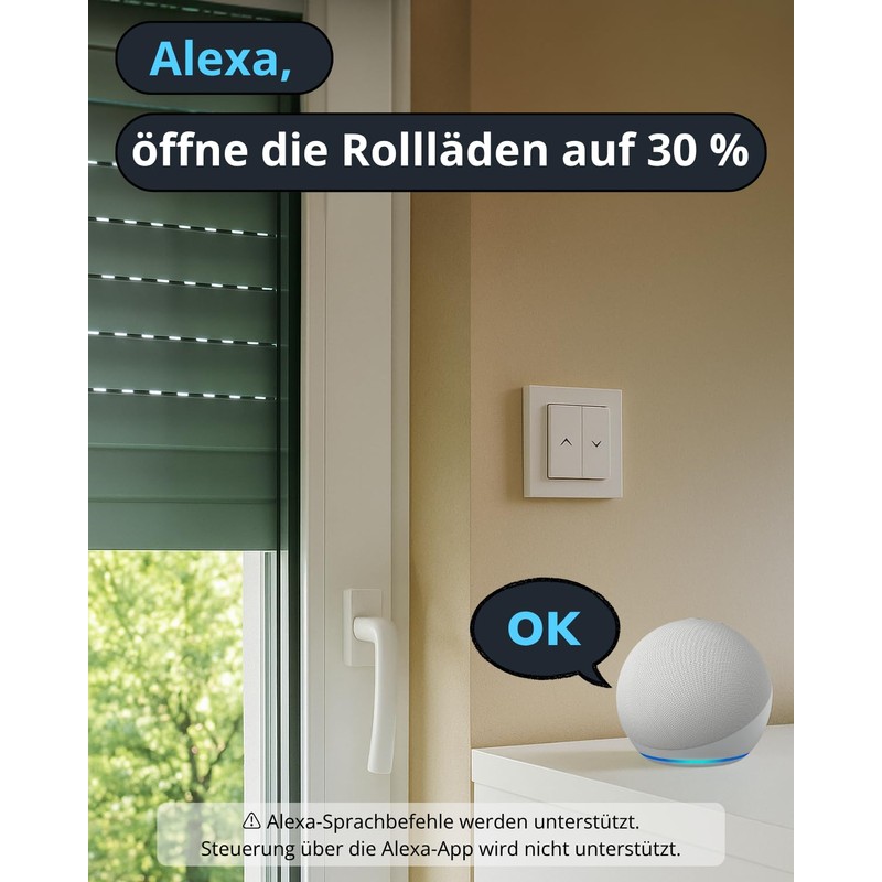 LoraTap WiFi Roller Shutter Control for Roller Shutters & Motorized