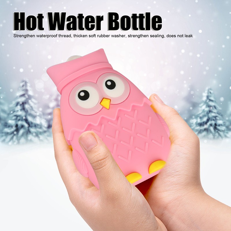 Hot Water Bottle Microwave Heating Silicone Cartoon Injection Hand Warmer