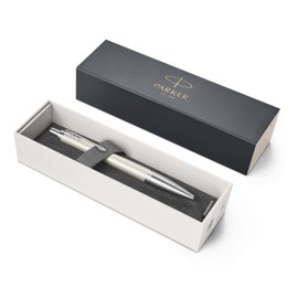 Parker Urban Premium Metal Ballpoint Pen | White Pearl Lacquer with Chiselled Pattern | Blue Ink | Gift Boxed