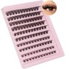 Lash Clusters, 120Pcs DIY Individual Eyelash Extenisons Natural Look D