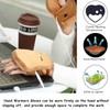 1 Pair USB Heated Gloves Winter Hand Warmers, Cute Soft