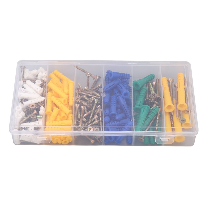 232Pcs Self Tapping Screw Flat Cross Head Carbon Steel 5