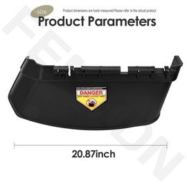 FENXDN 631-05058 631-05162 Chute Assembly Compatible with Cub Cadet/Troy-Bilt 54" Deck, Fits GT1554, 2550, 1550 Slt, RZT-L54KH, RZT-L50KH, RZT-L50KW, RZT-L54KW, RZT-S50, RZT-S54, 54 XP, 50 XP Model