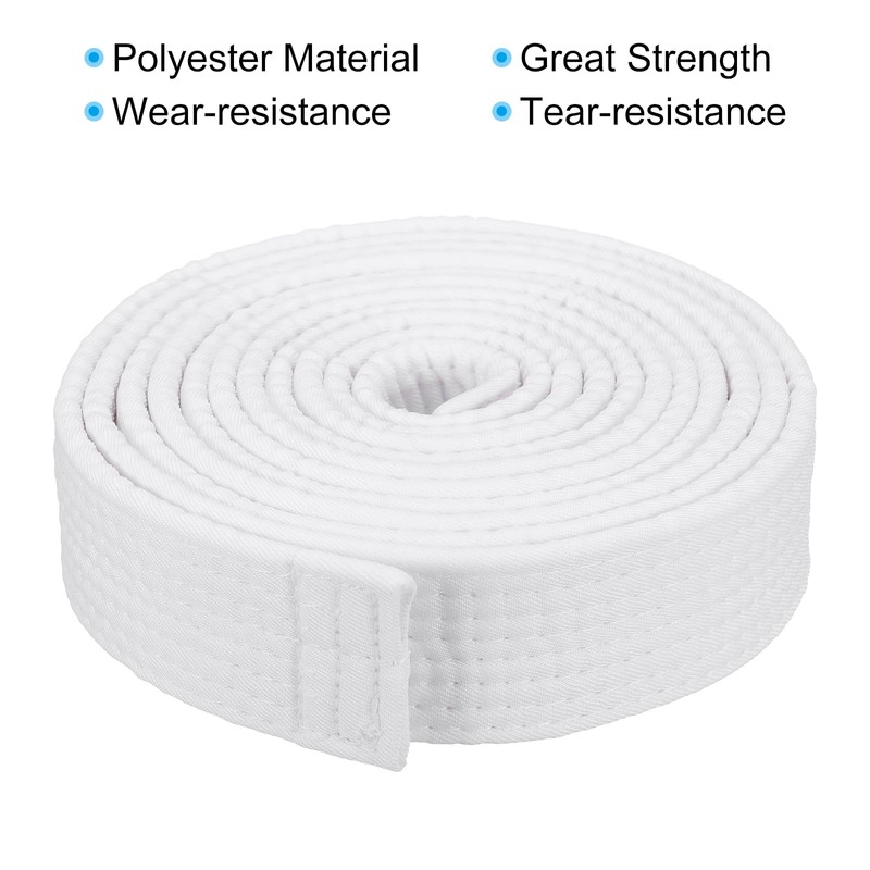 PATIKIL Taekwondo Colored Ranking Belt 1.6" x9.8Ft 3 m, Polyester