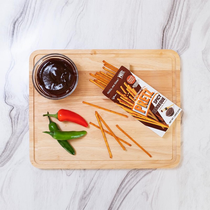 Glico Pretz Spicy Barbeque 1.09 oz (Pack of 10)