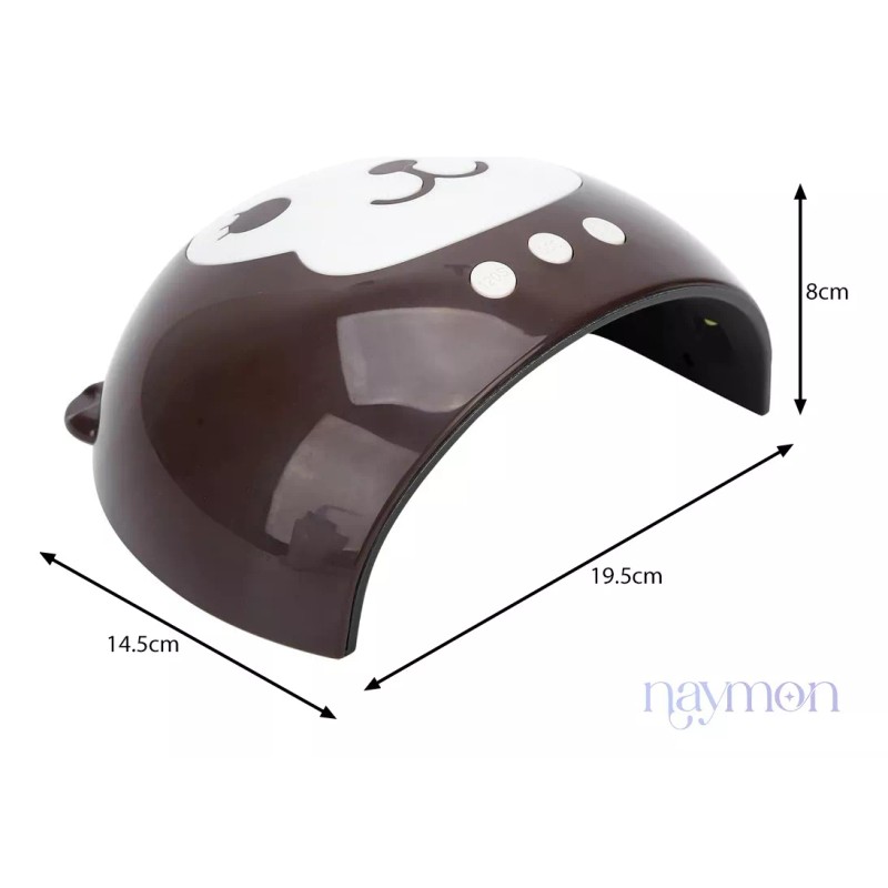 Naymon Lampara Led Uv Uñas Acrilico Gelish Secador Spa Profesional