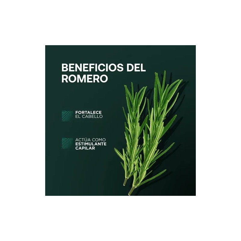 Pack 2 Shampoo Anticaída Romerox Tratamiento Cabello Barba