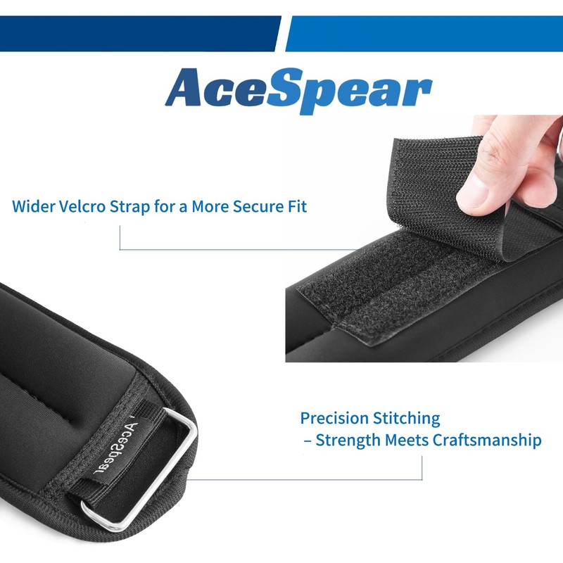 AceSpear Ankle Weights Sets for Men Women Kids 1lb 2lb