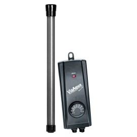 ViaAqua Titanium Aquarium Heater with Remote Controller for Fish Tank - 50 Watts