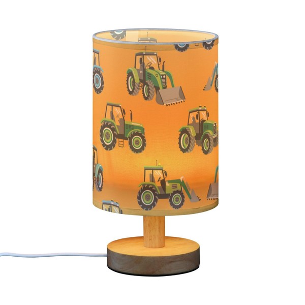 FRODOTGV Night Lamp Light Table Lamp Unique Hand Drawn Tractor