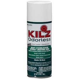 Kilz 10444 Odorless Primer, White, 13-oz. Aerosol - Quantity 1