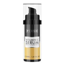 PERSH Vitamin C Serum - 10% Vitamin C | Hyaluronsäure und Kaktusblüten-Extrakt | Hochdosiert | Anti-Aging