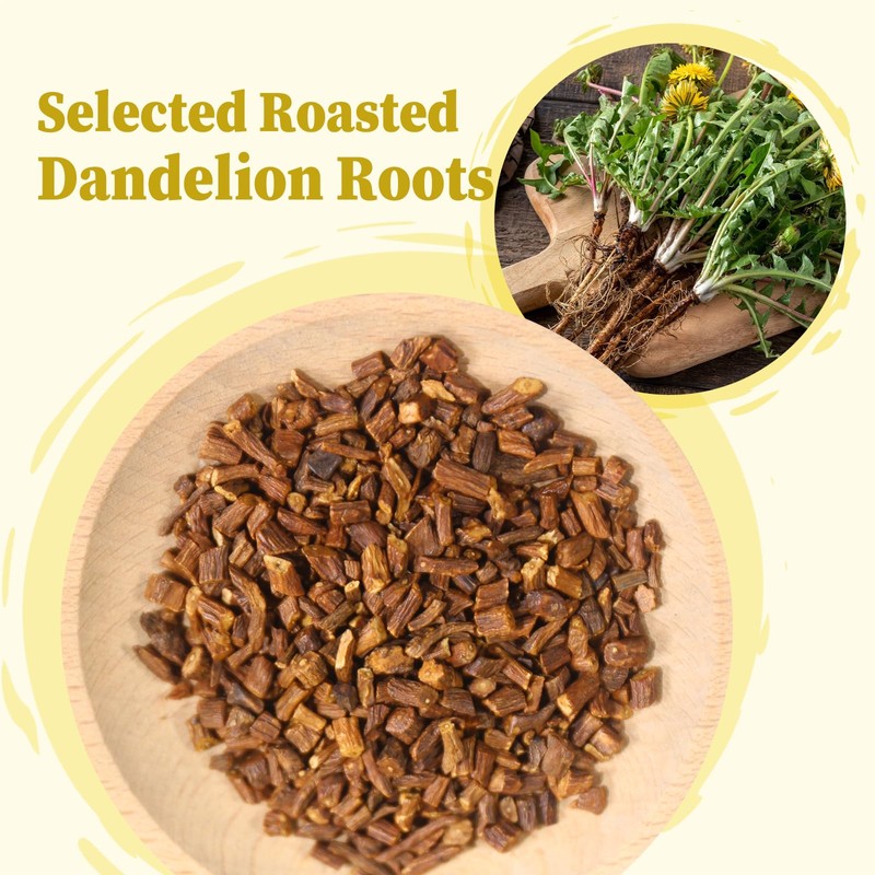 FullChea - Dandelion Root Tea Bags, 40 Teabags, 2.5g/bag -