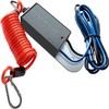 CAVLA Trailer Breakaway Switch, 4ft Breakaway Coiled Cable with Electric