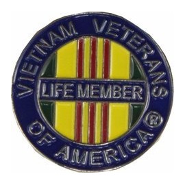 Vietnam Veterans of America (VVA) "Life Member" Pin