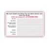 Medical Alert Bracelet ID Card Set (Addison's Disease)