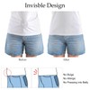 WHIPPY No Show Flat Buckle Stretchy Braided Belt for Men