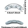 Metal Shoes Heel Plates 3 Pairs Heel Sole Guard Repair