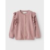 NAME IT Girls' Nmfabinne LS Knit Card Noos Cardigan, mauve