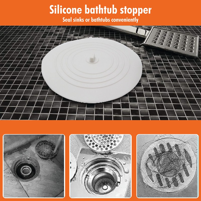 Gadgetime USA Hair Catcher & Drain Cover Set 7pcs -