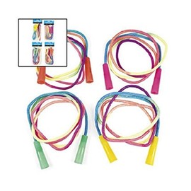 Rainbow Colored Jump Ropes (1 dz)