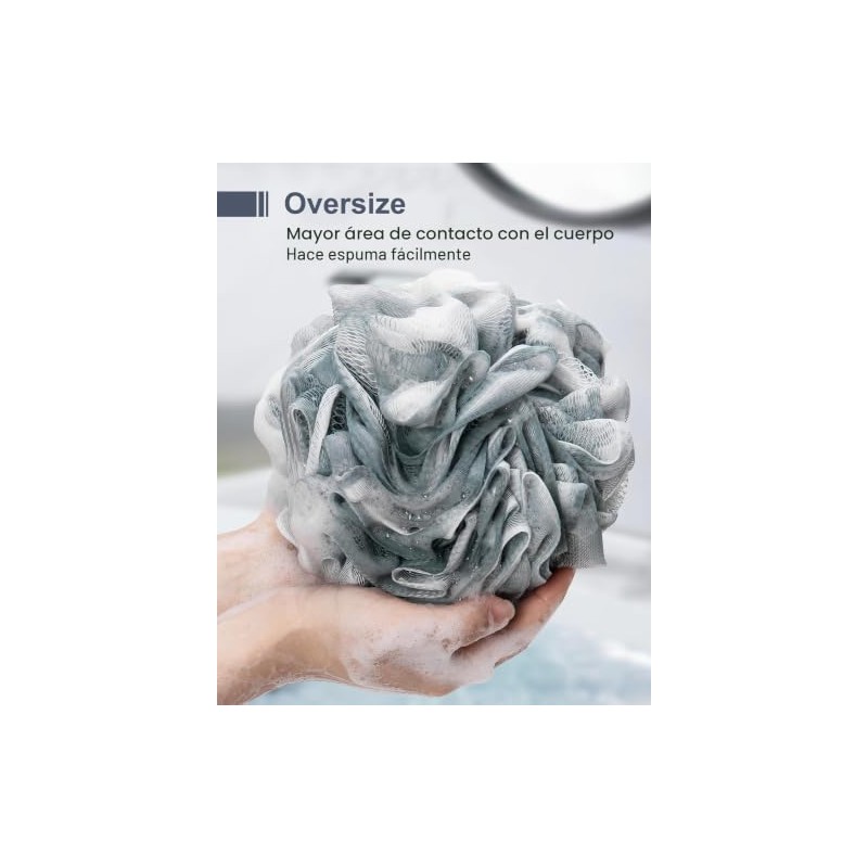 MTDLYICE Esponja de lufa, esponja de lufa grande XXL de