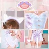 Clearstone Macaron Cat Cosplay Halloween Check Leotard Women's Blue